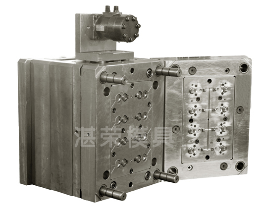 8腔立白翻盖模具